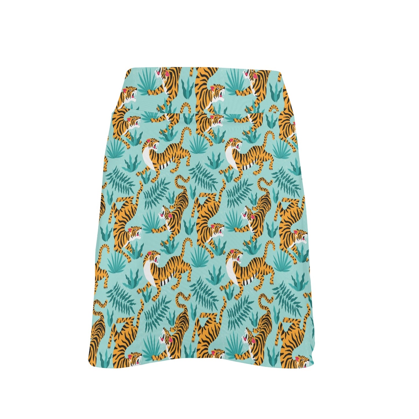 Tiger Print Design LKS304 17" Golf & Pickleball Skort with Pockets