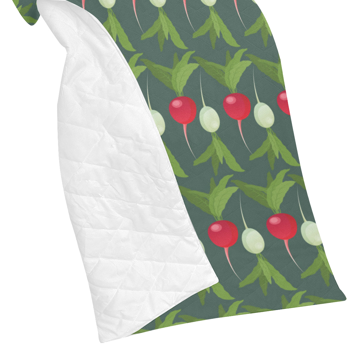 Radish Pattern Print Design A03 Premium Quilt