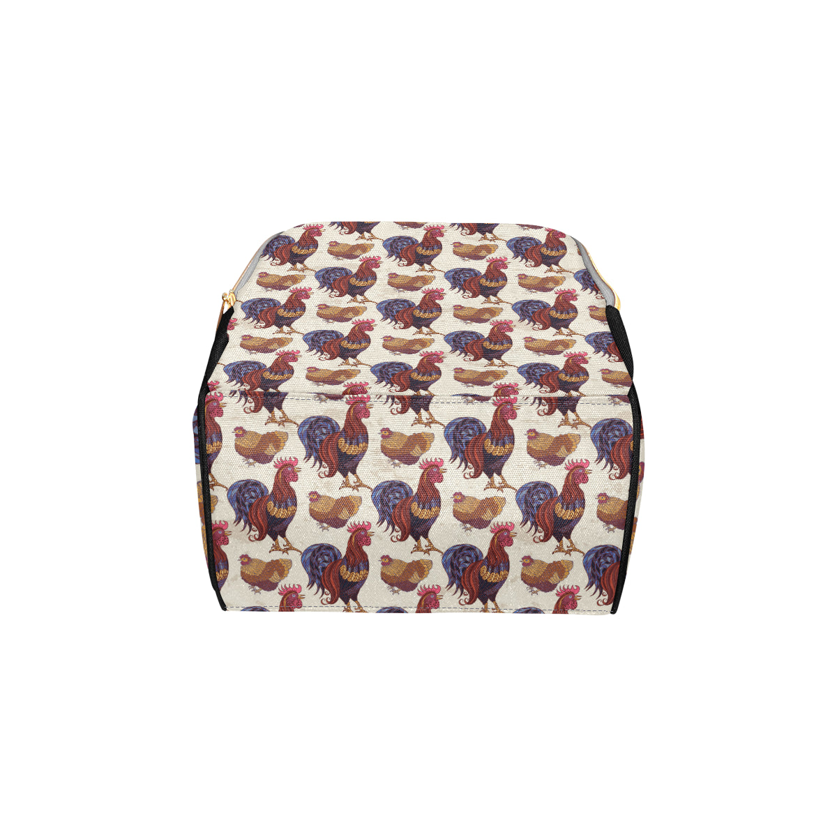 Rooster Pattern Print Design A03 Diaper Bag Backpack