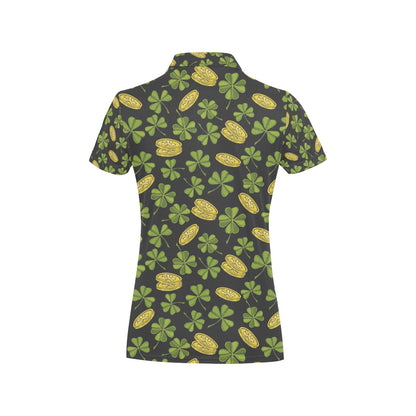 St Patricks Day Print Design LKS305 Women's Polo Shirt