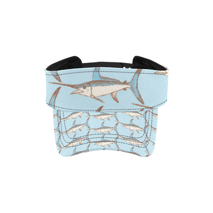 Swordfish Pattern Print Design 01 Unisex Sun Visor