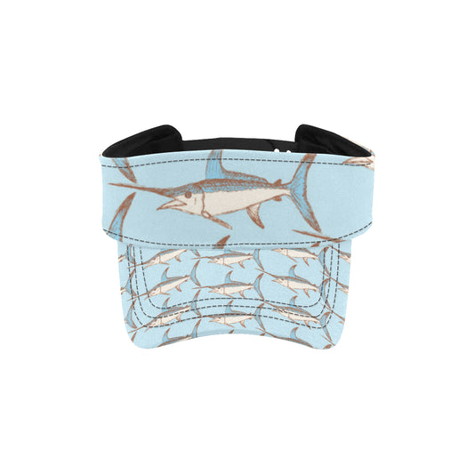 Swordfish Pattern Print Design 01 Unisex Sun Visor