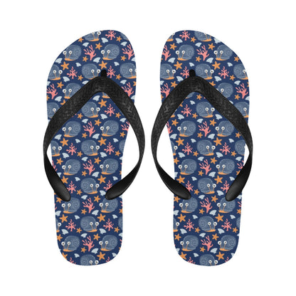 Snail Print Design LKS402 Flip Flops
