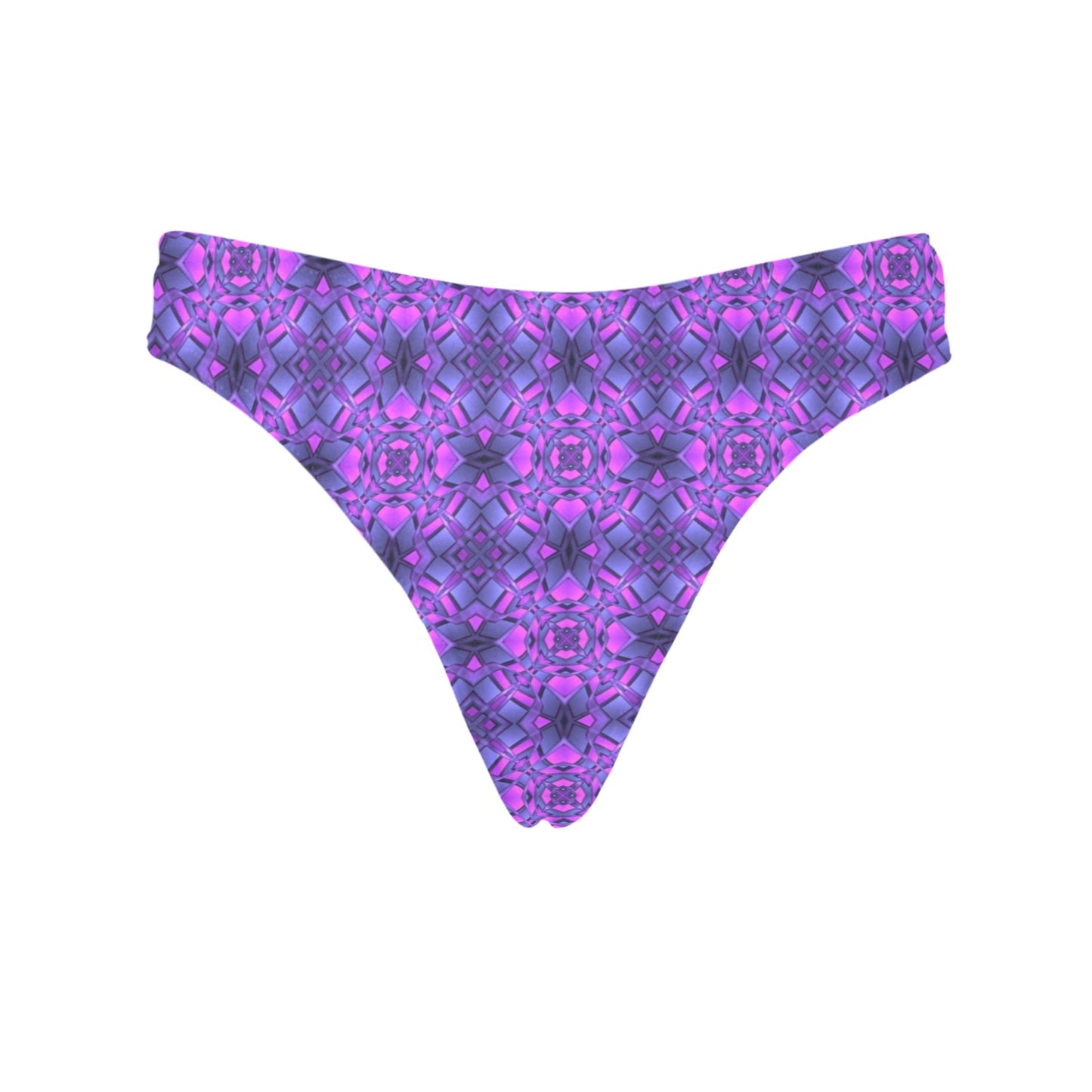 kaleidoscope Pattern Print Design Women's Thongs