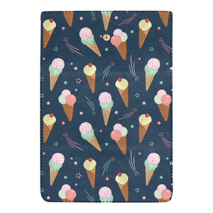 Ice Cream Pattern Print Design 04 Women's Trifold Wallet