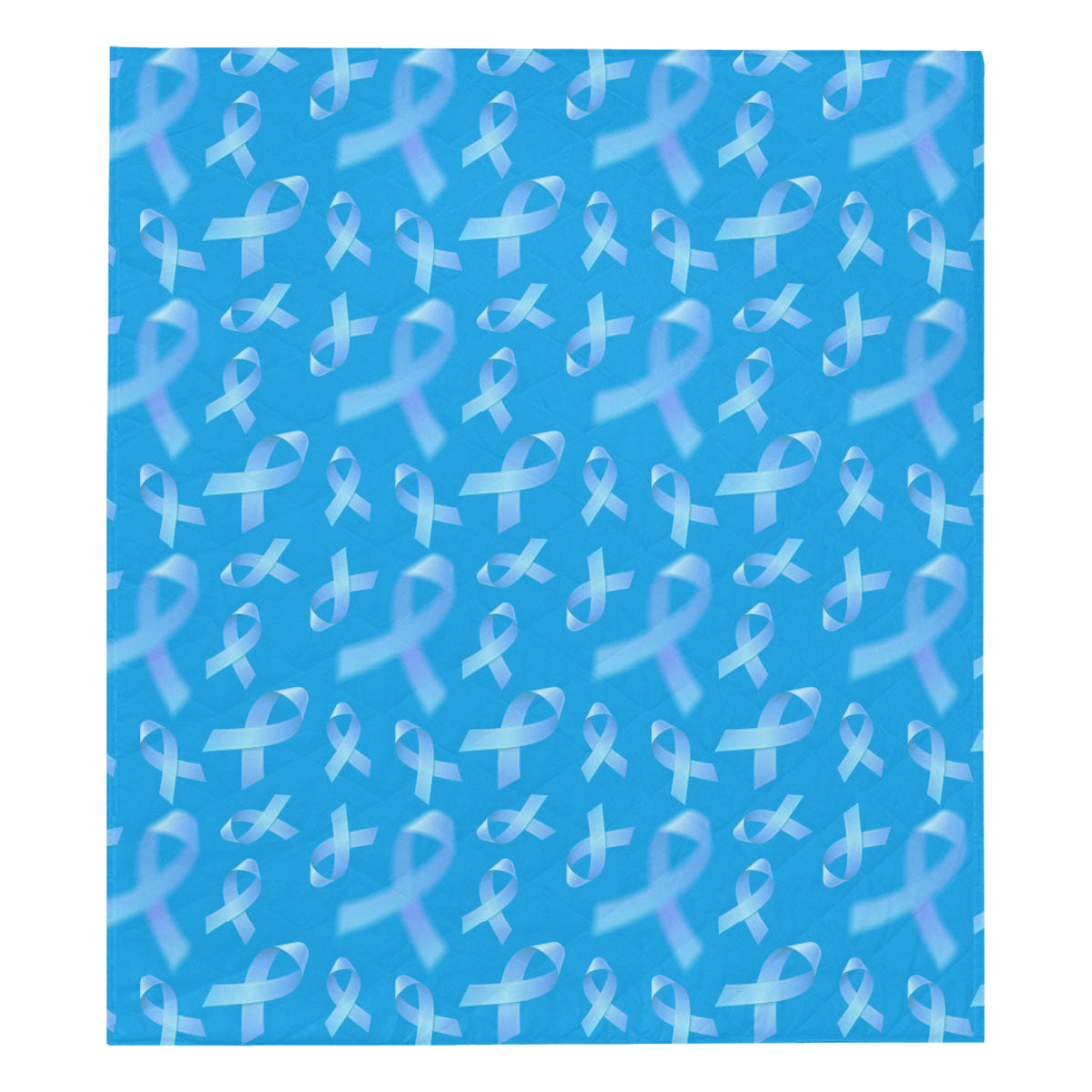 Prostate cancer Pattern Print Design A01 Premium Quilt