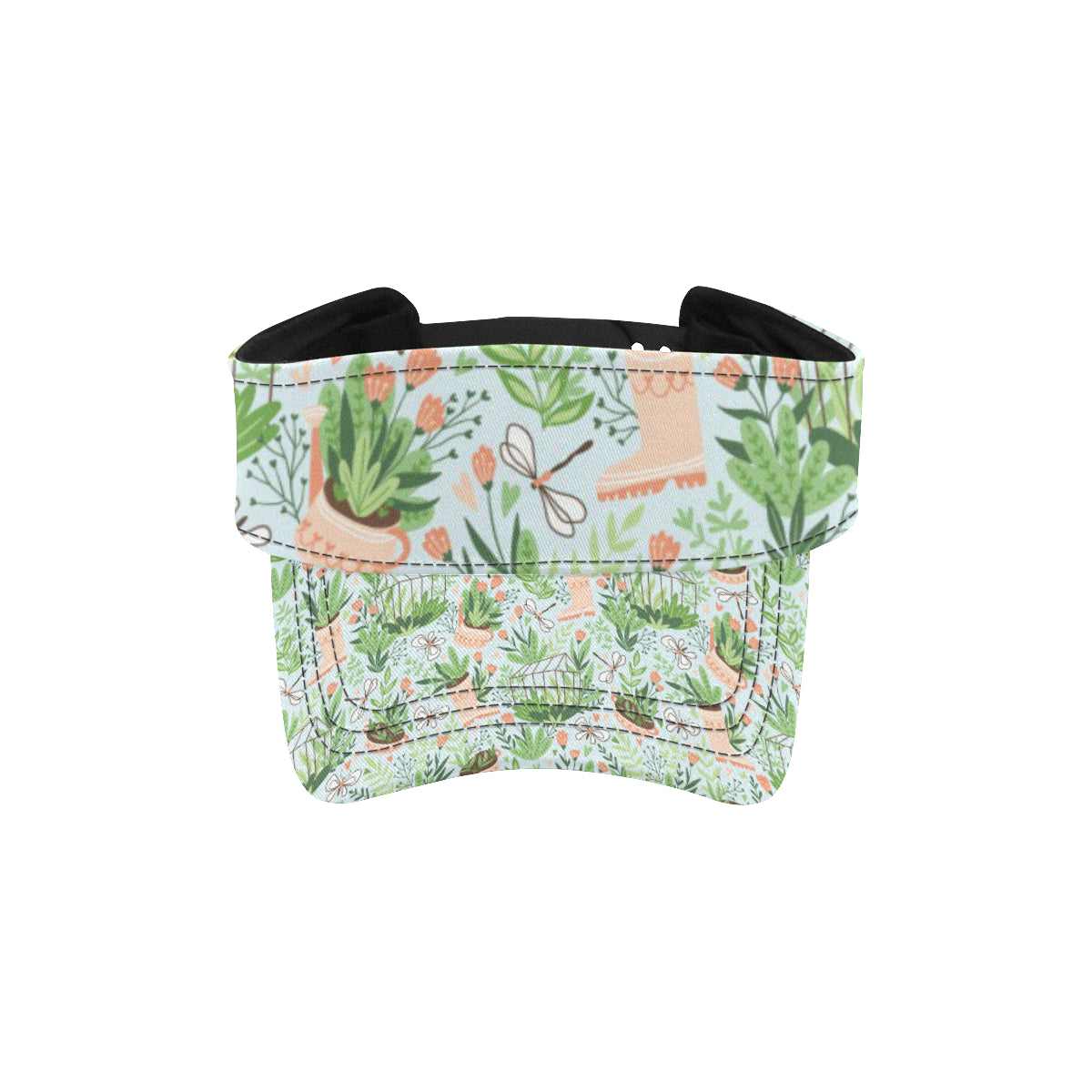 Gardening Pattern Print Design G04 Unisex Sun Visor