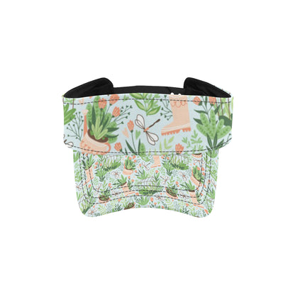 Gardening Pattern Print Design G04 Unisex Sun Visor