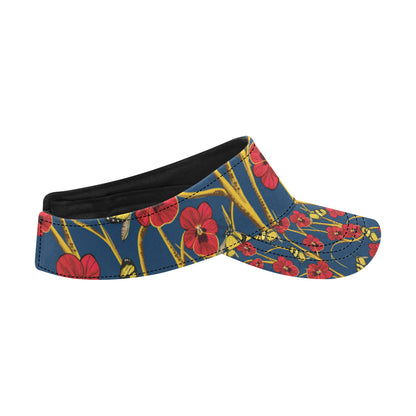 Pansy Pattern Print Design A01 Unisex Sun Visor