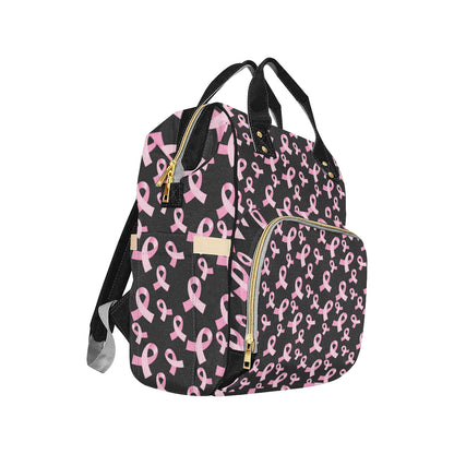 Breast Cancer Awareness Design Diaper Bag Backpack