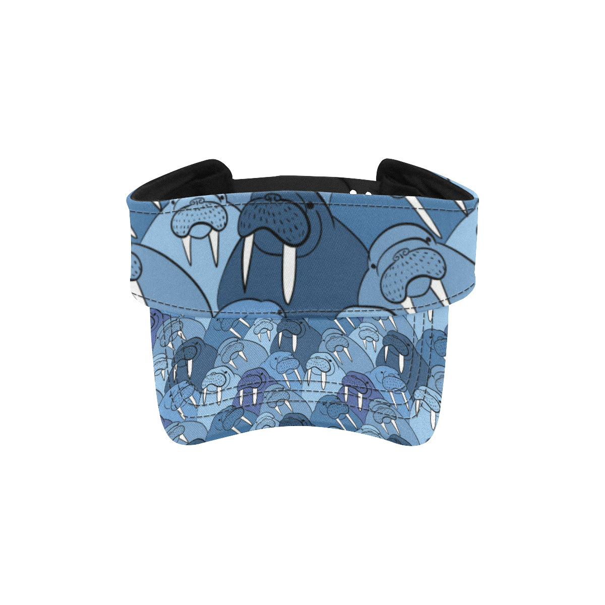 Walrus Pattern Print Design 01 Unisex Sun Visor