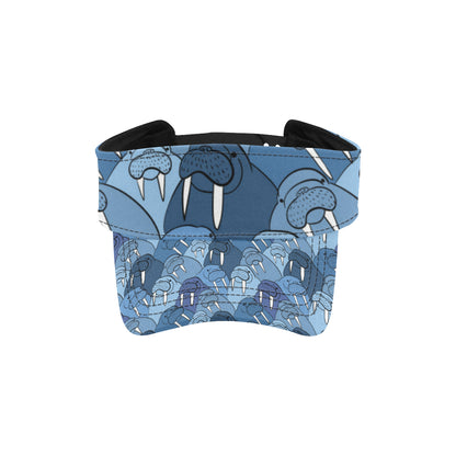 Walrus Pattern Print Design 01 Unisex Sun Visor