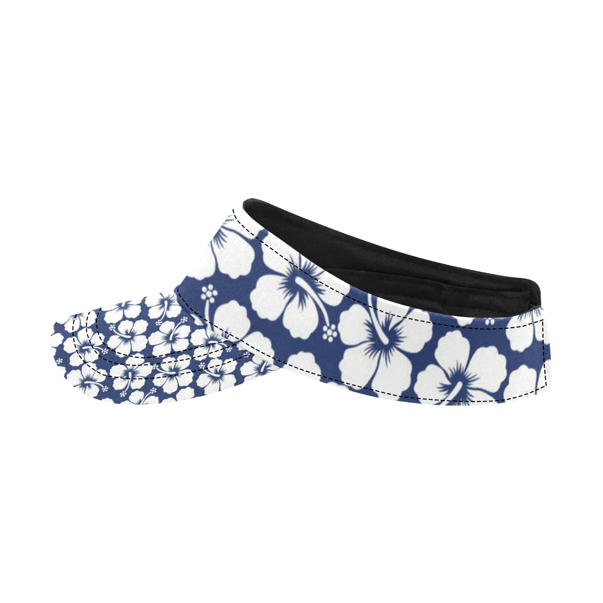 Hibiscus Pattern Print Design HB013 Unisex Sun Visor