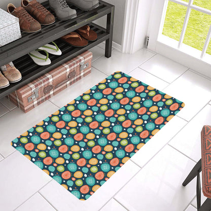 Swedish Themed Design Rubber Doormat