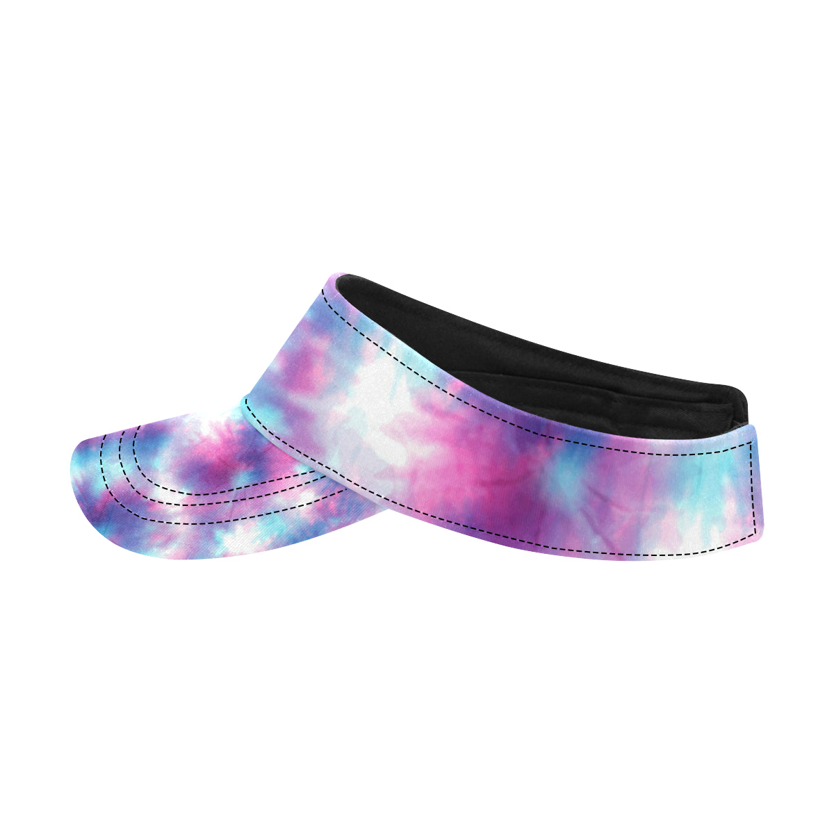 Tie Dye Blue Pink Unisex Sun Visor