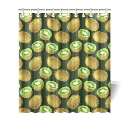 Kiwi Pattern Print Design KW04 Shower Curtain