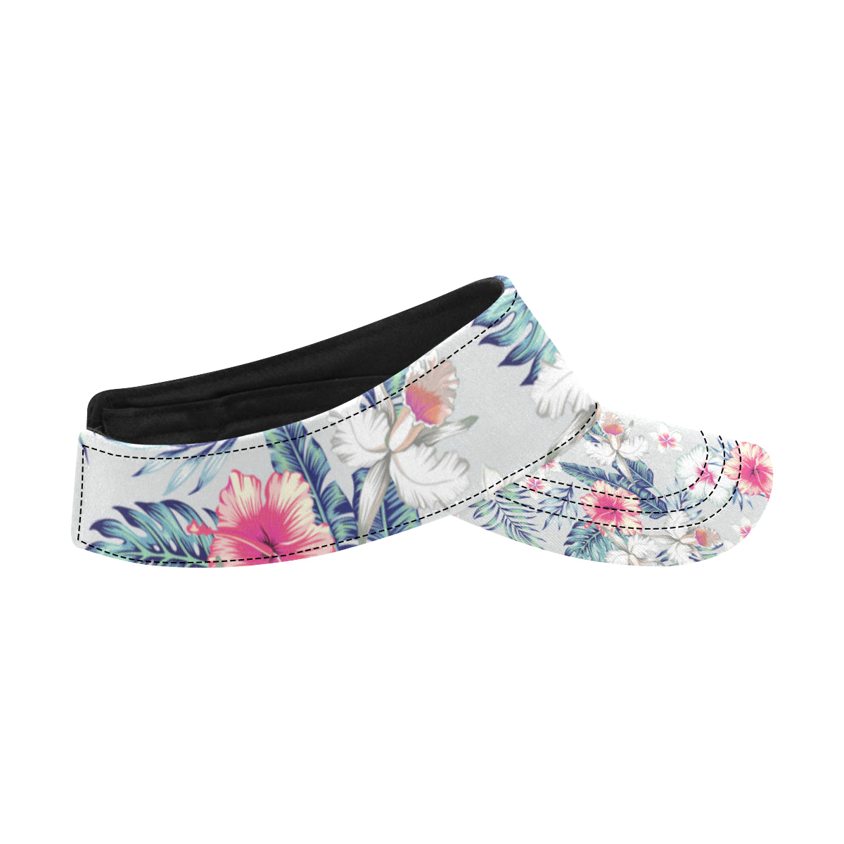Hibiscus Print Unisex Sun Visor