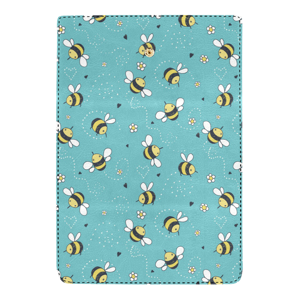 Bee Pattern Print Design BEE02 Women's Trifold Wallet