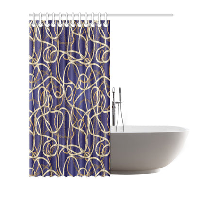 Rope Pattern Print Design A01 Shower Curtain