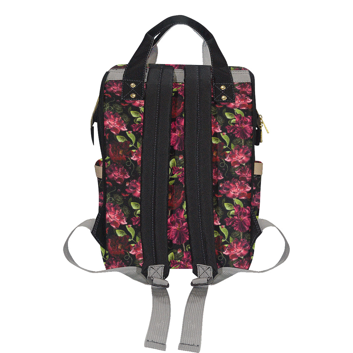 Iris Pattern Print Design IR03 Diaper Bag Backpack
