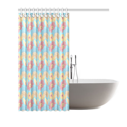 Gerberas Pattern Print Design GB04 Shower Curtain
