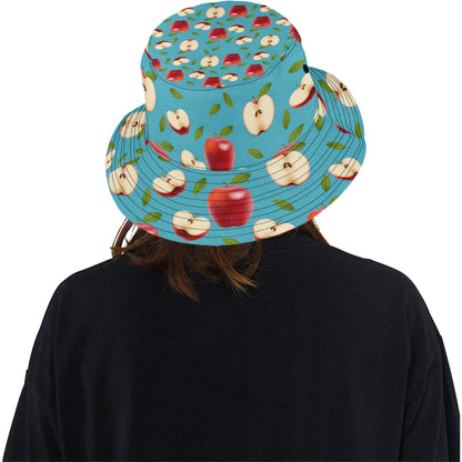Apple Pattern Print Design AP012 Unisex Bucket Hat