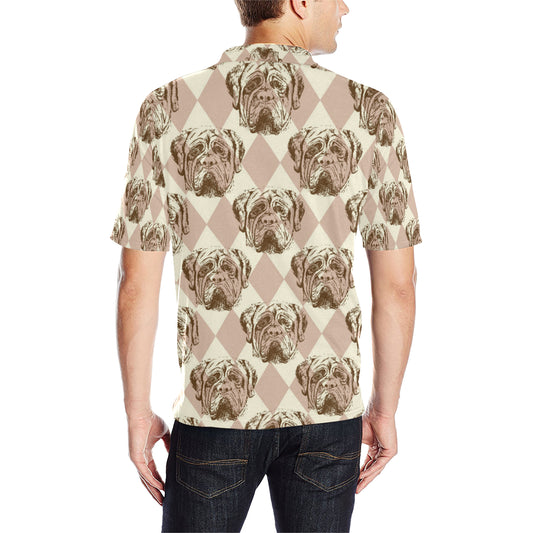 Mastiffs Pattern Print Design 01 Men Polo Shirt