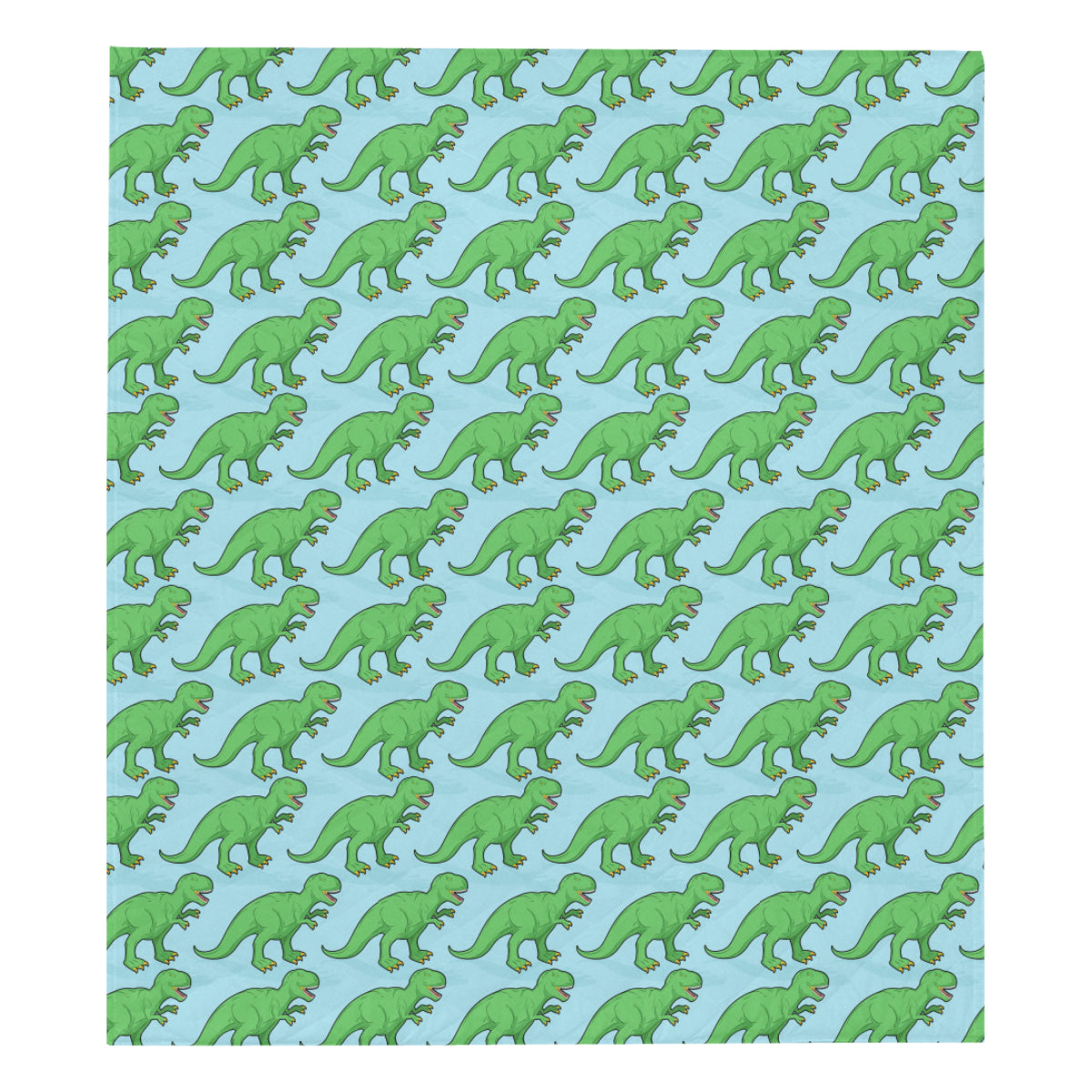 T Rex Pattern Print Design A01 Premium Quilt