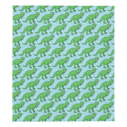 T Rex Pattern Print Design A01 Premium Quilt
