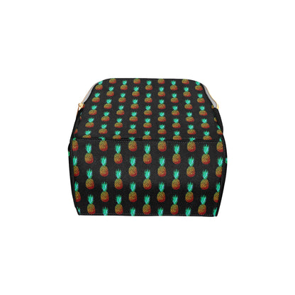Pineapple Pattern Print Design A05 Diaper Bag Backpack