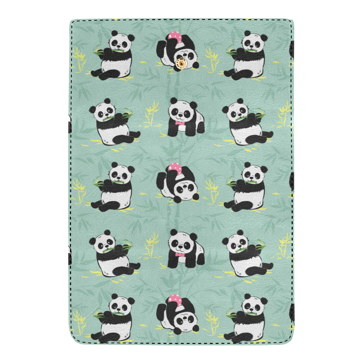 Panda Pattern Print Design A05 Women's Trifold Wallet