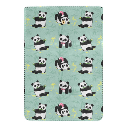 Panda Pattern Print Design A05 Women's Trifold Wallet