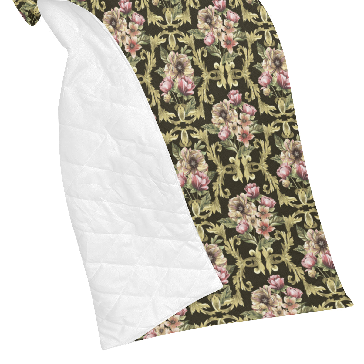 Baroque Pattern Print Design 02 Premium Quilt