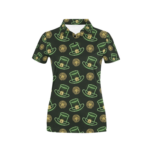 St Patricks Day Print Design LKS308 Women's Polo Shirt