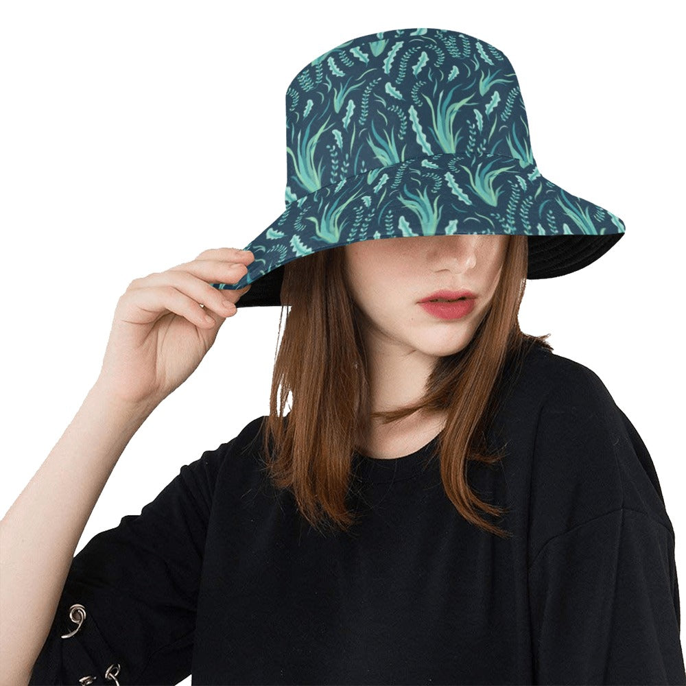 Seaweed Print Design LKS302 Unisex Bucket Hat