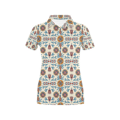 Suzani Print Design LKS301 Women's Polo Shirt