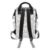 Sheep Print Design LKS401 Diaper Bag Backpack