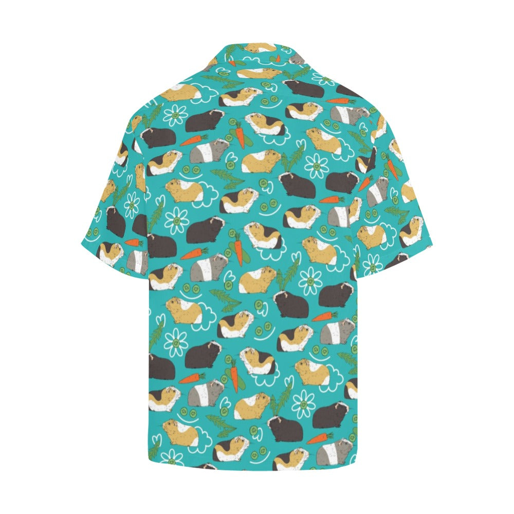 Guinea Pig Print Design LKS402 Men's Men's Hawaiian Shirt