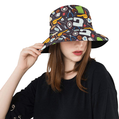 Sewing Equipment Print Design LKS308 Unisex Bucket Hat