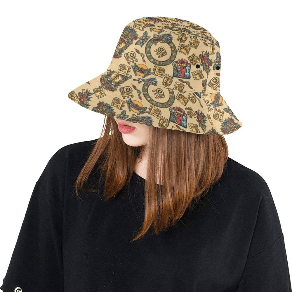 Totem Print Design LKS305 Unisex Bucket Hat