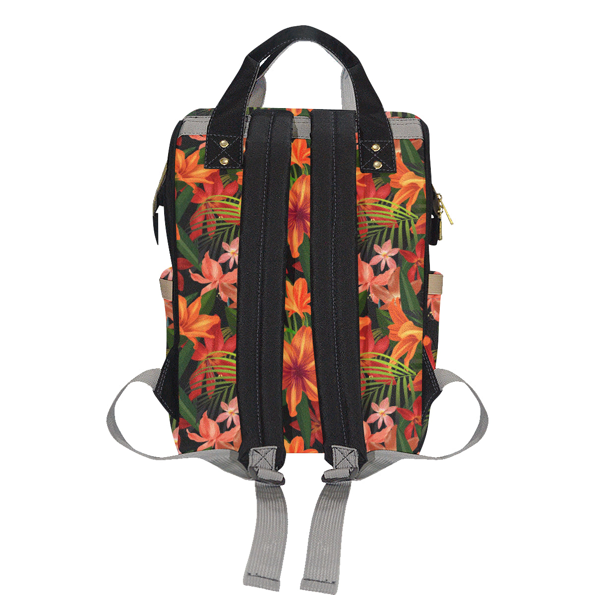 Amaryllis Pattern Print Design AL05 Diaper Bag Backpack