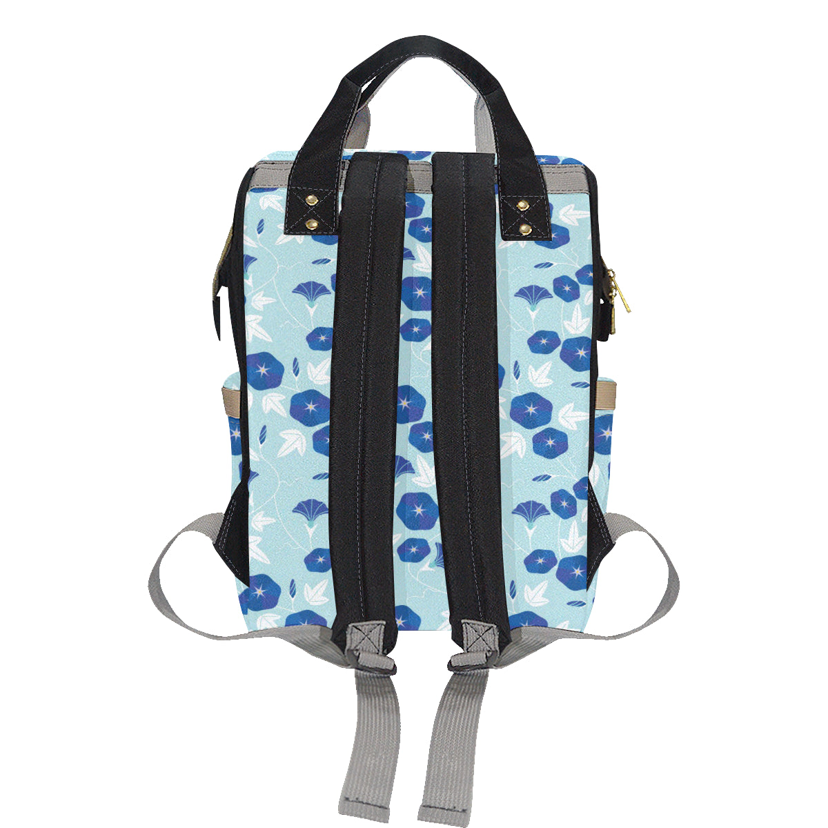 Morning Glory Pattern Print Design MG07 Diaper Bag Backpack