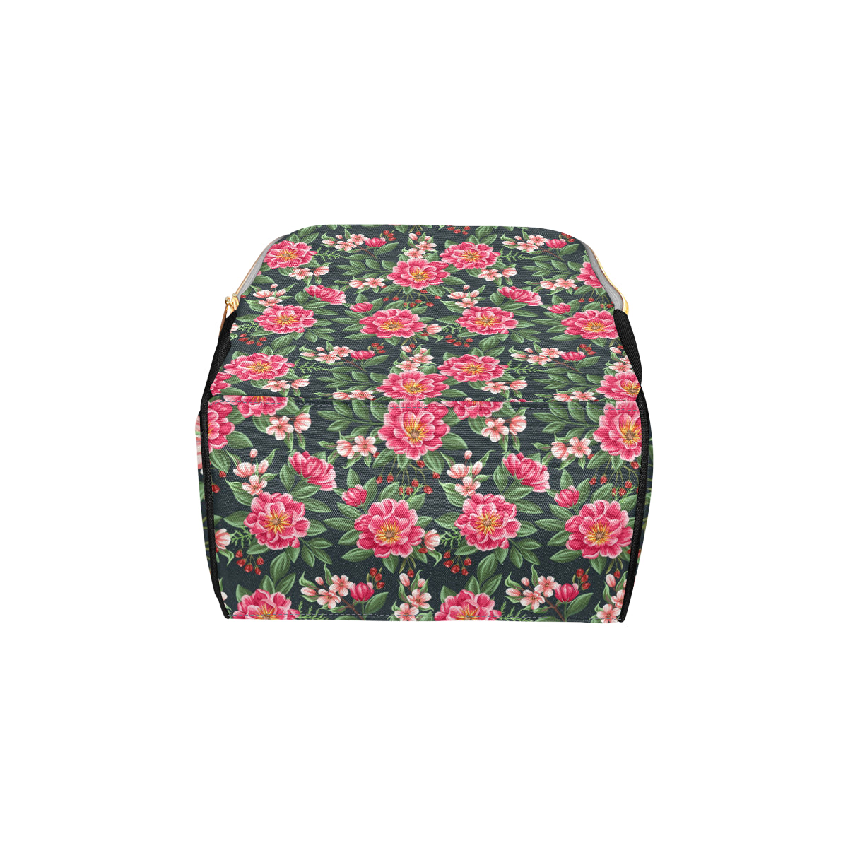 Summer Floral Pattern Print Design SF06 Diaper Bag Backpack