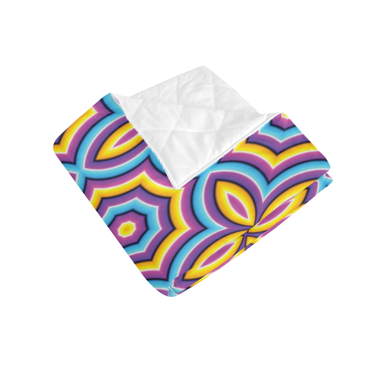 Optical illusion Pattern Print Design A03 Premium Quilt