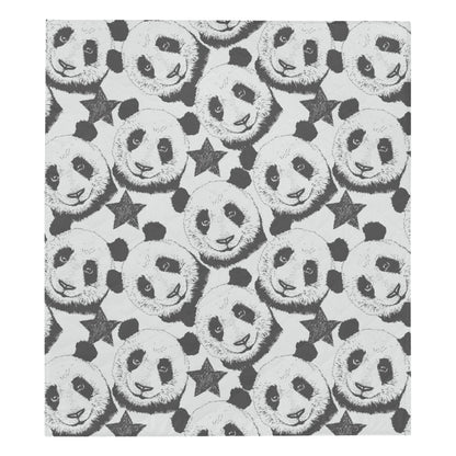Panda Pattern Print Design A02 Premium Quilt