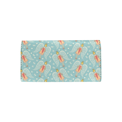 Angel Pattern Print Design 01 Women's Trifold Wallet