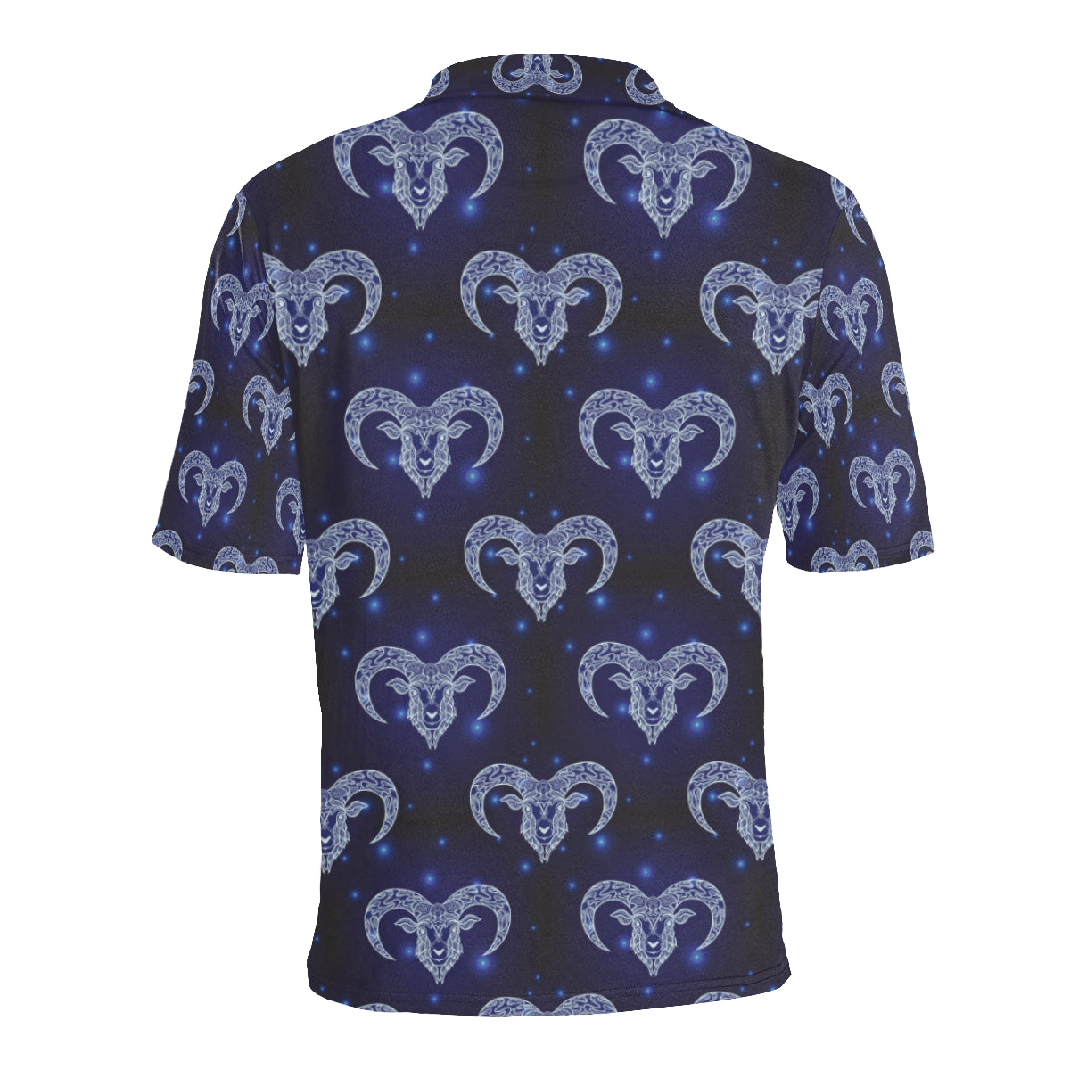 Aries Zodiac Pattern Print Design 01 Men Polo Shirt
