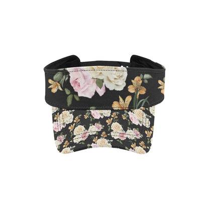 Rose Pattern Print Design A01 Unisex Sun Visor