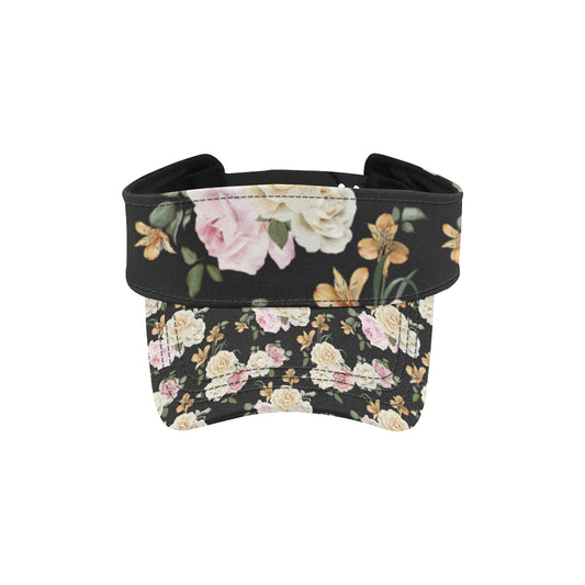 Rose Pattern Print Design A01 Unisex Sun Visor