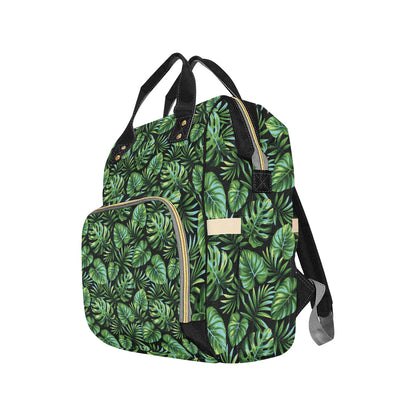 Palm Leaves Pattern Print Design PL013 Diaper Bag Backpack
